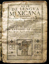 Arte de lengua mexicana title page