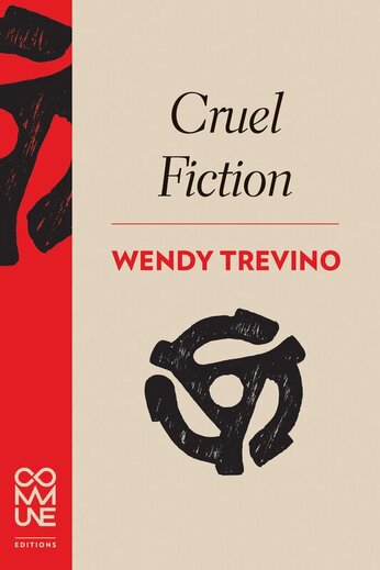 Front cover of book titled Cruel fiction. It has a black round unknown object on the cover