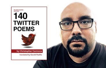 140 Twitter poems by Christopher Carmona book review.