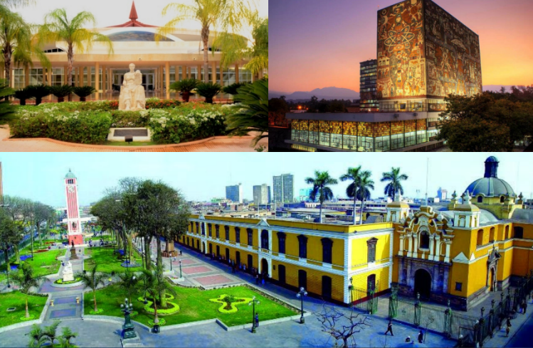 Research article about the first three universities in the americas.